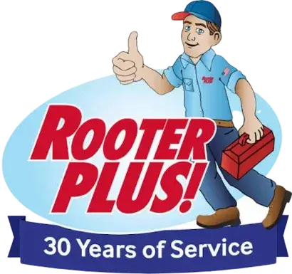 RooterPLUS 30 Years of Service logo